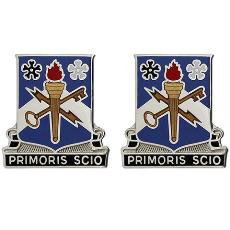741st Military Intelligence Battalion Unit Crest (Primoris Scio)